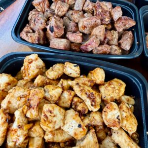 Blackstone Meal Prep Teriyaki Chicken Steak & Mushrooms