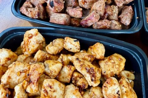 Blackstone Meal Prep Teriyaki Chicken Steak & Mushrooms