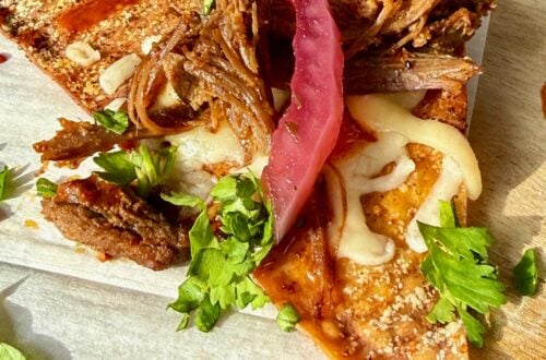 Blackstone Birria Wonton Nachos