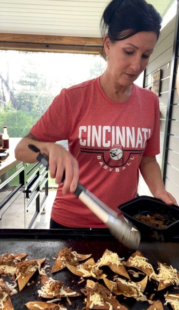 Blackstone Birria Wonton Nachos
