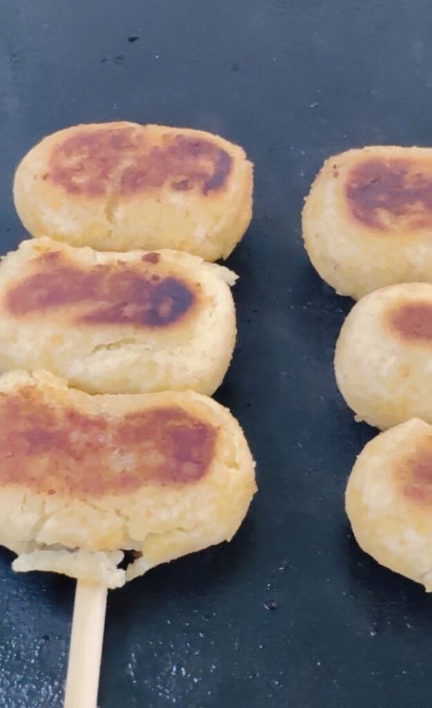 Blackstone Chili Cheese Dog Skewers