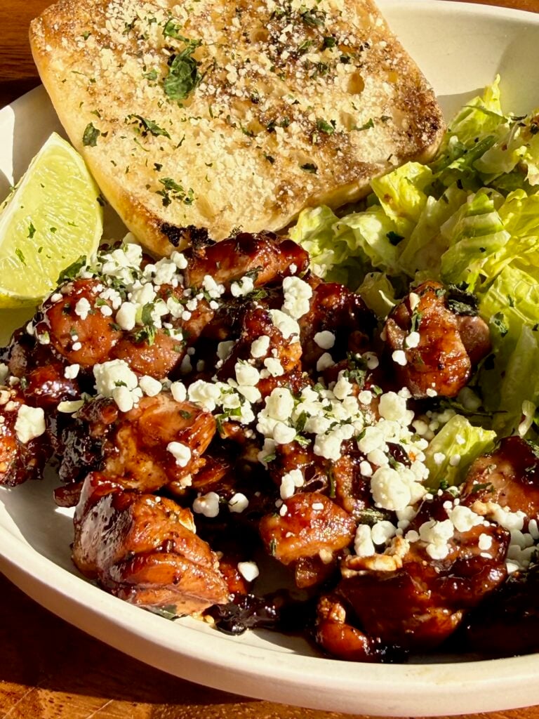 Blackstone Blackberry Lime Chicken Bites