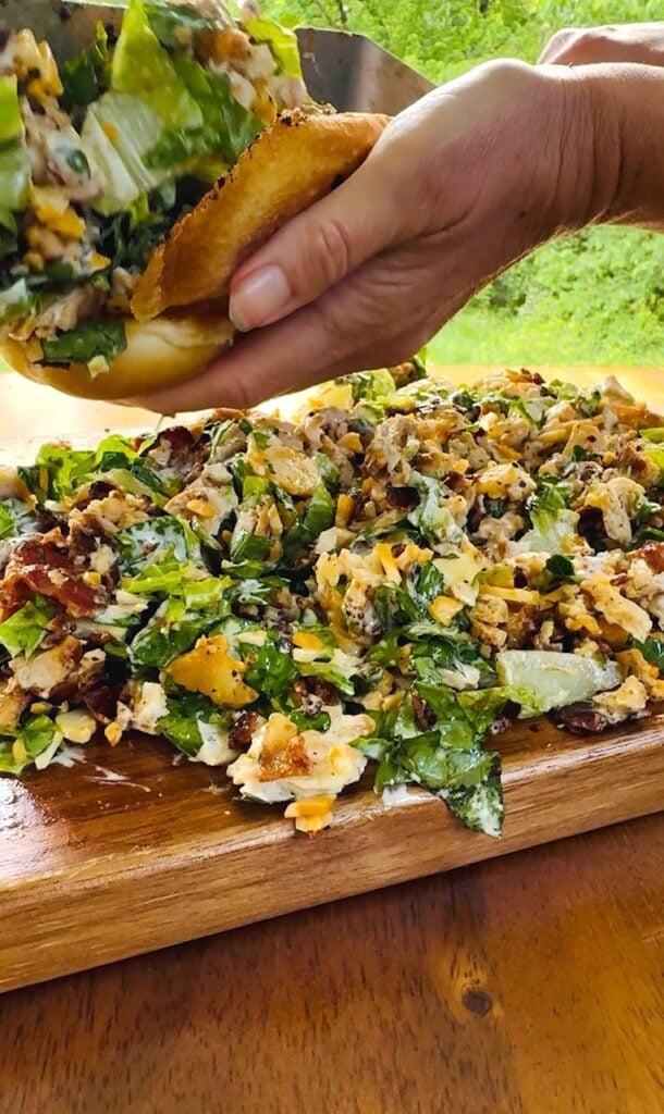 Blackstone Chopped Chicken Bacon Subs