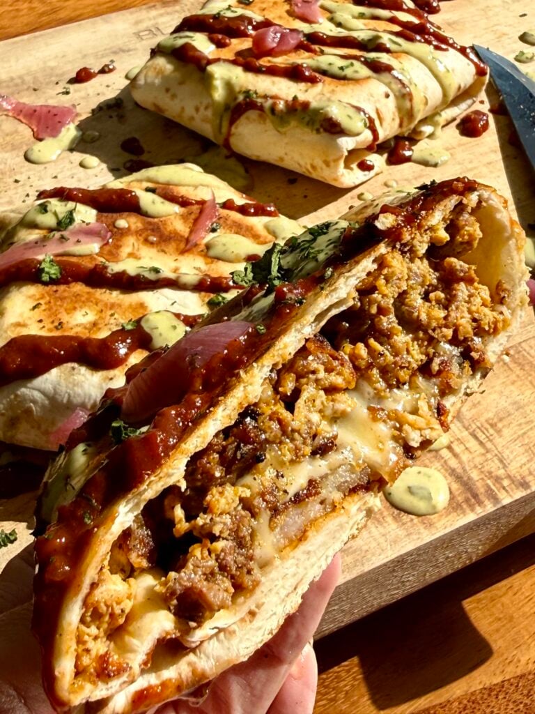 Blackstone Breakfast Chorizo Crunchwraps