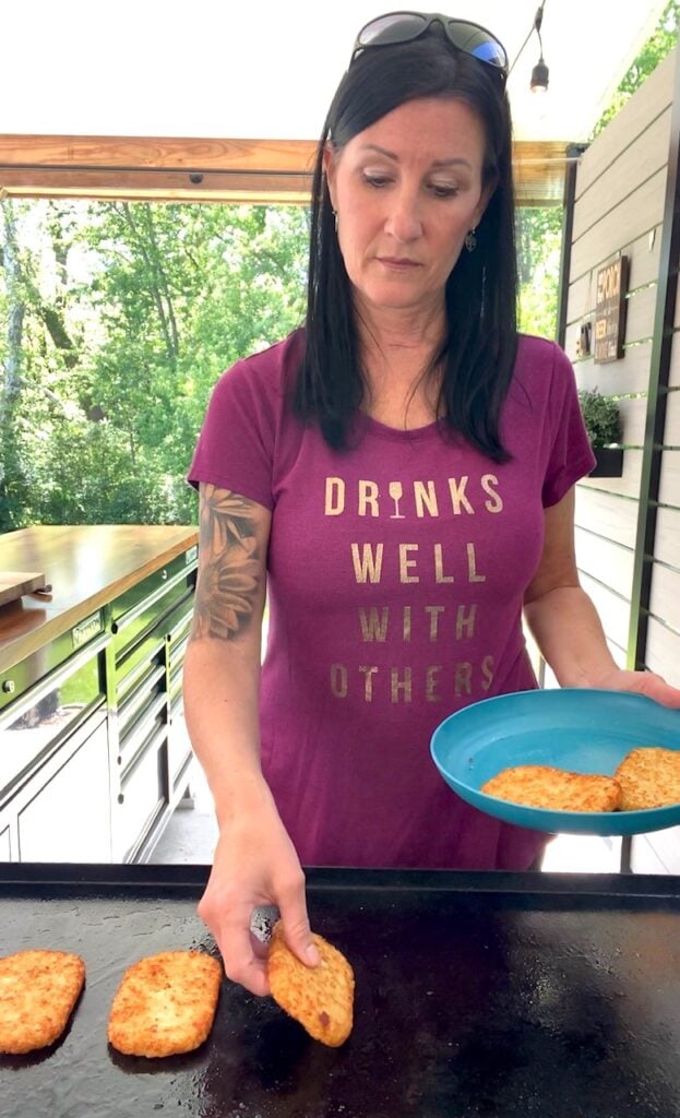 adding hash browns