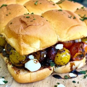 Blackstone Griddle Caprese Sliders
