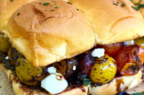Blackstone Griddle Caprese Sliders