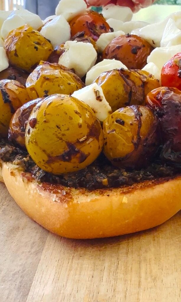 Blackstone Griddle Caprese Sliders