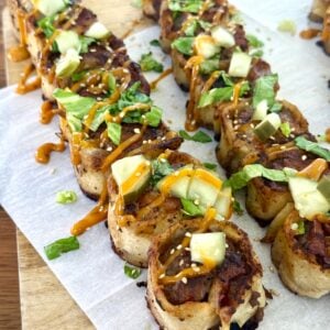 Blackstone Loaded Burger Skewers