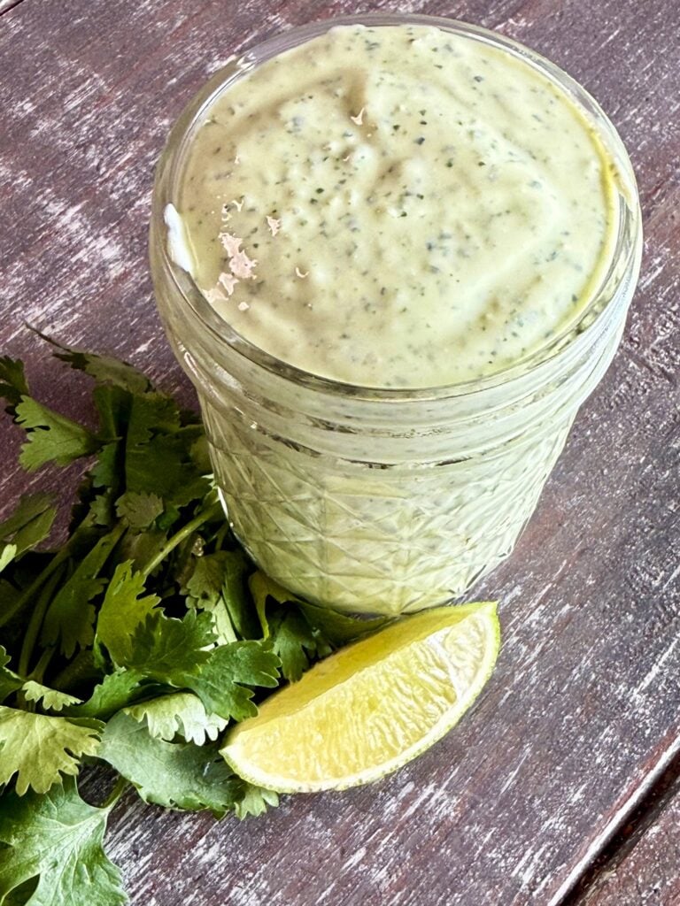 Cilantro Jalapeno Cottage Cheese Dressing