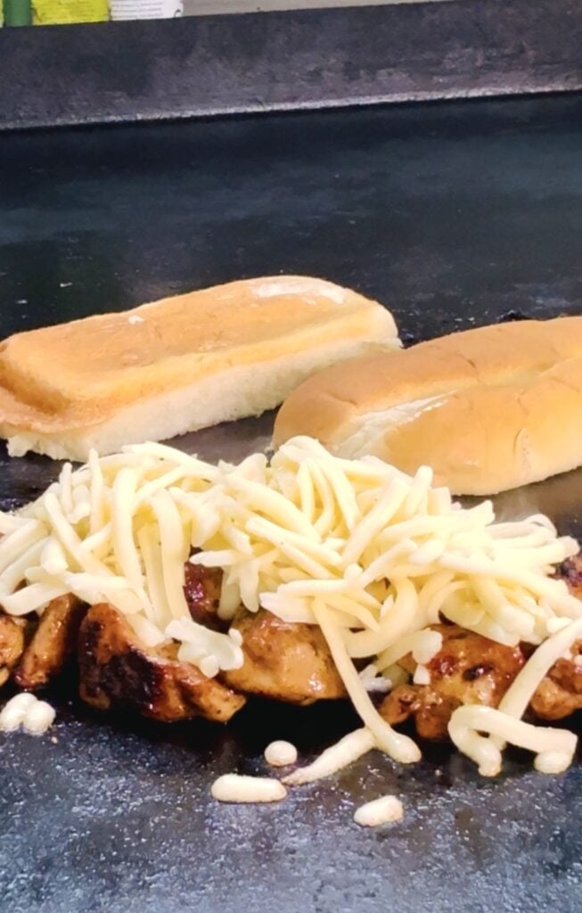 Blackstone Hot Honey Chicken Subs