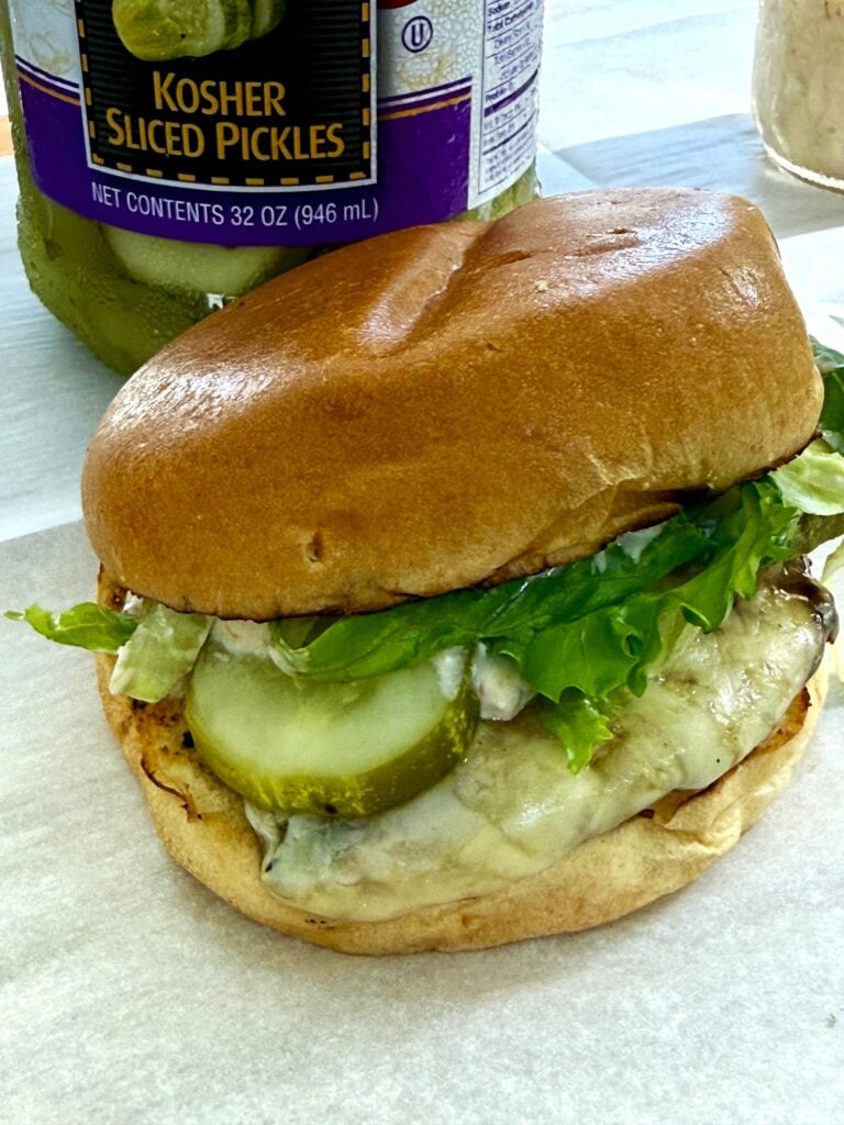 Blackstone Pickle Brined Chicken Sandwiches