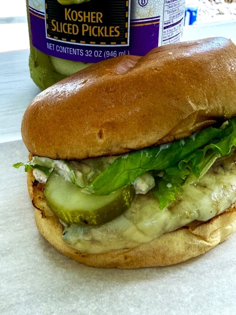 Blackstone Pickle Brined Chicken Sandwiches