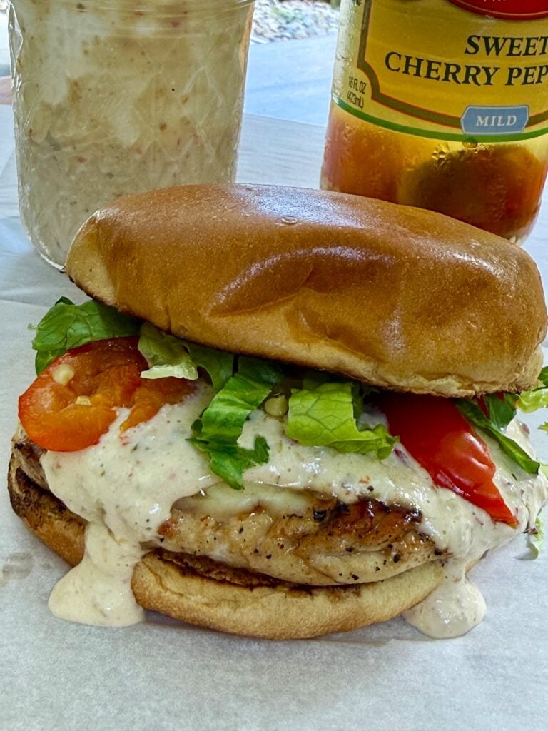 Blackstone Cherry Pepper Chicken Sandwiches