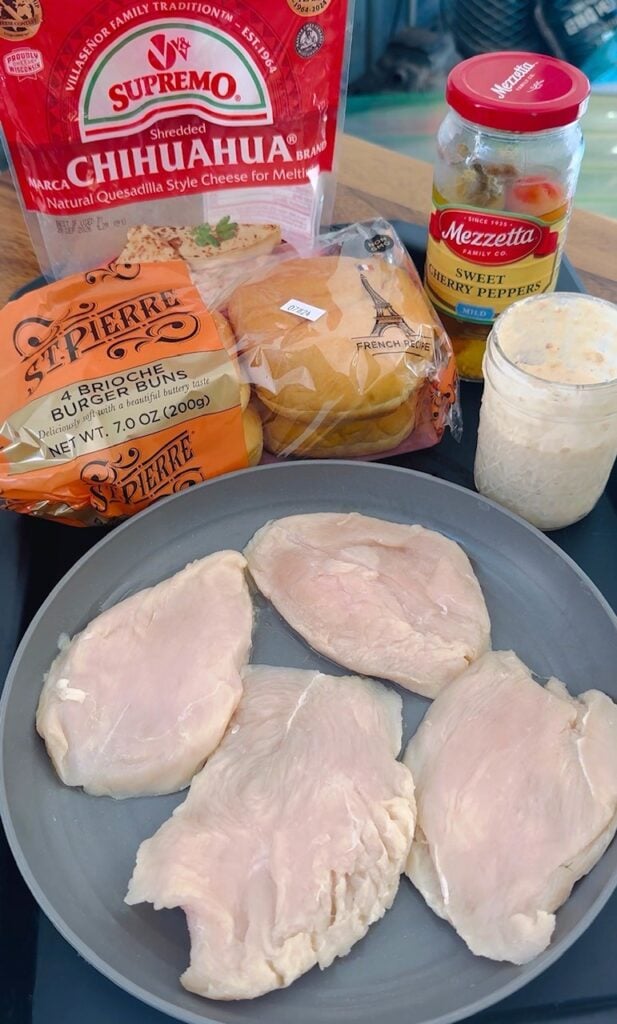 ingredients for the recipe