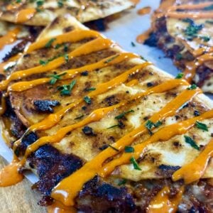 Blackstone Korean Pork Quesadillas