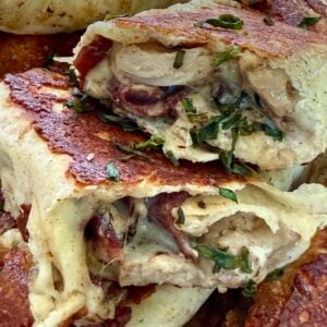 Blackstone Cheesy Chicken Bacon Ranch Wraps