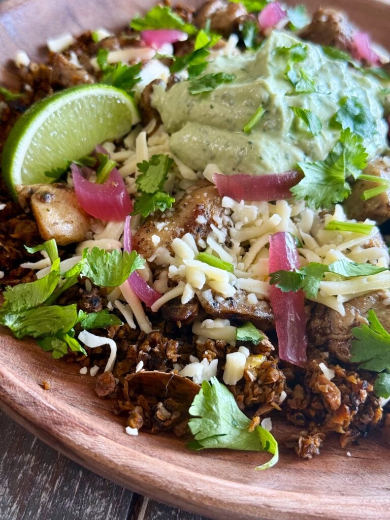 Chicken Taco Sweet Potato Rice Bowls