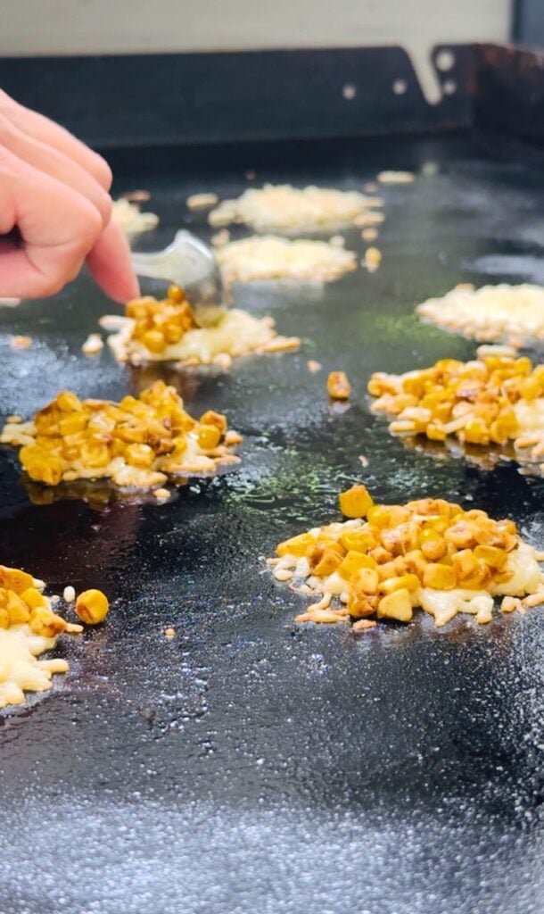 Blackstone Cheesy Street Corn Bites