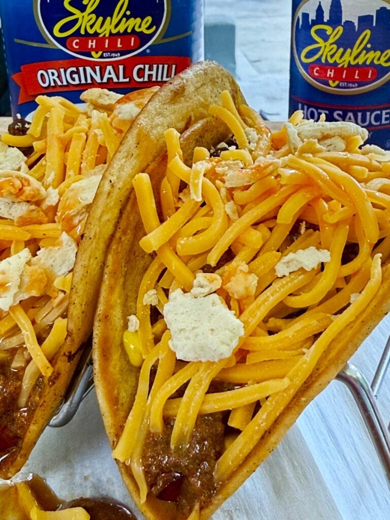 Blackstone Chili Dog Smashed Tacos