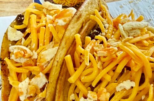 Blackstone Chili Dog Smashed Tacos