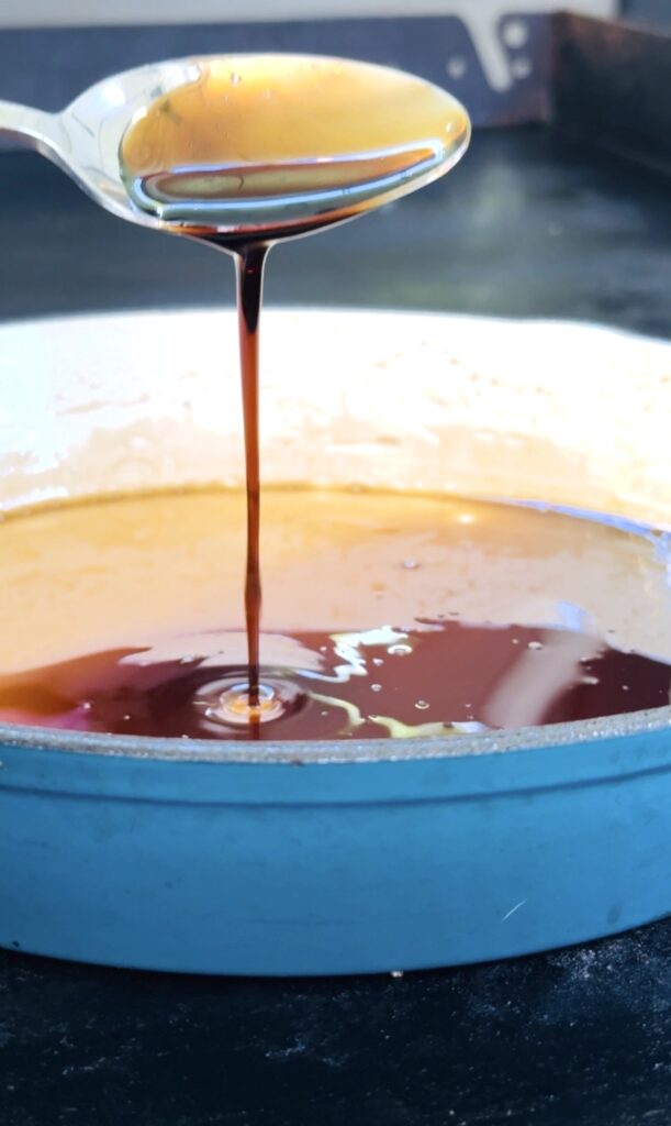 Blackstone Rum and Coke Bread Pudding glaze