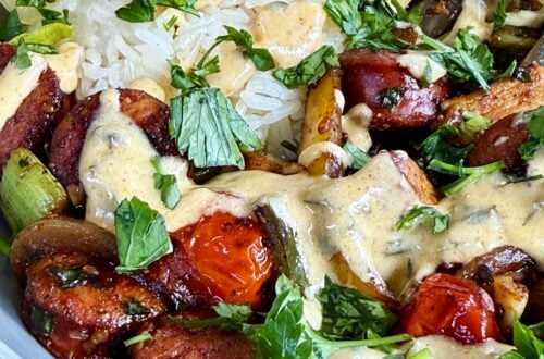 Blackstone Gumbo Stir Fry with Cajun Cream