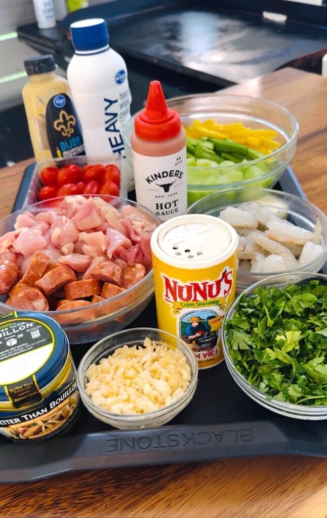 ingredients for the recipe