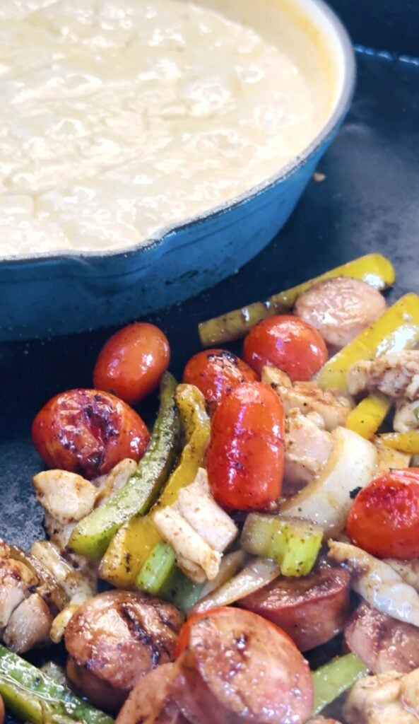 Blackstone Gumbo Stir Fry with Cajun Cream
