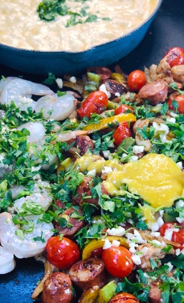 Blackstone Gumbo Stir Fry with Cajun Cream