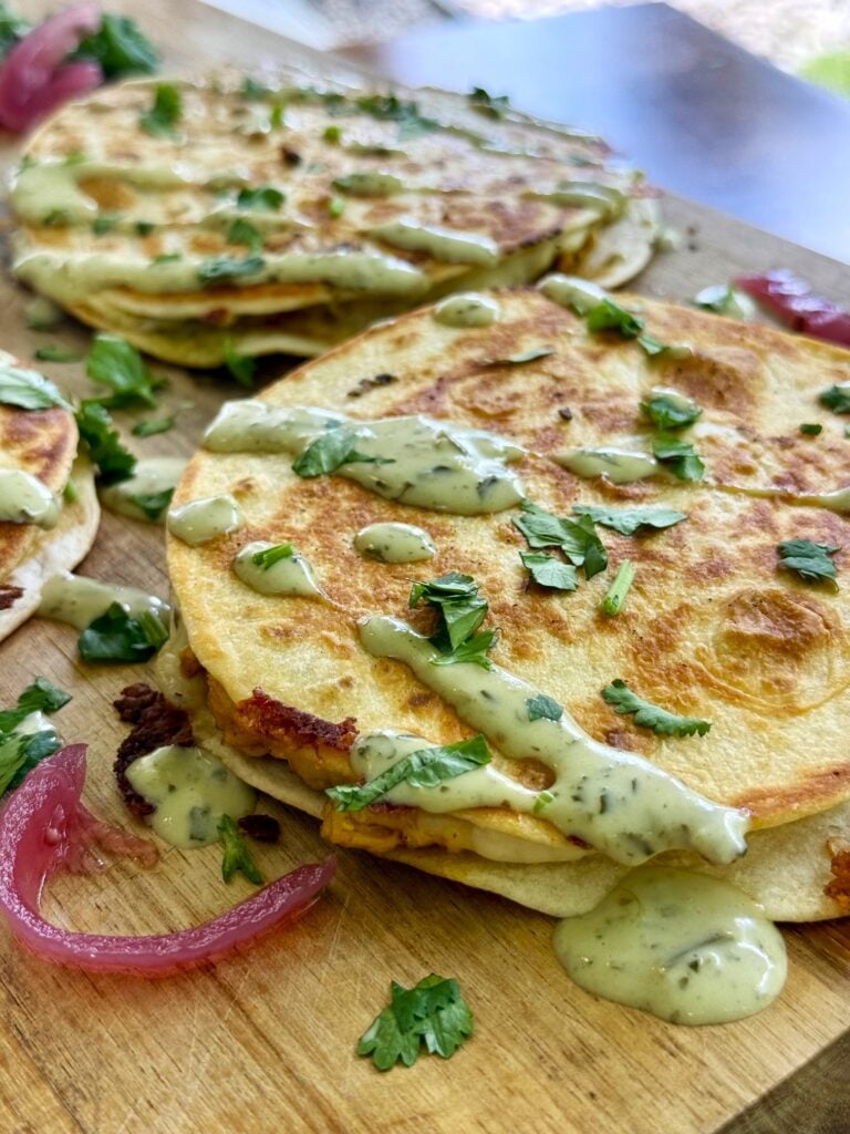 Blackstone Chorizo Breakfast Quesadillas