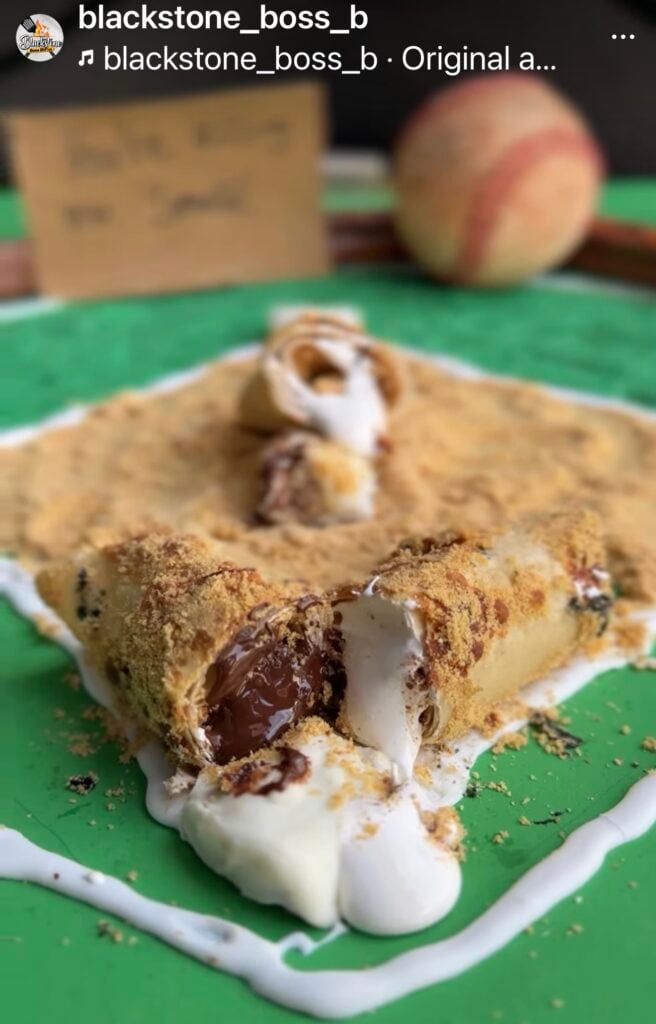 sandlot movie smores egg rolls