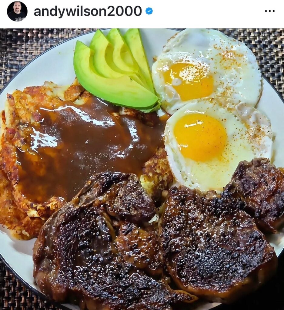 twister remake of steak and eggs