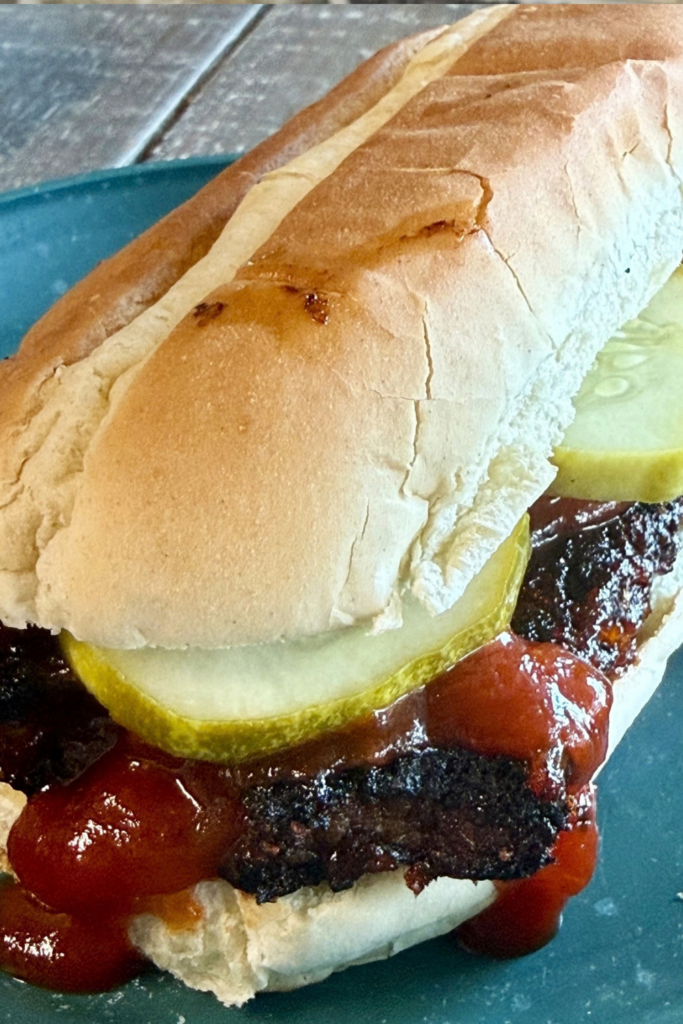 Blackstone Pork Belly McRib Sandwich