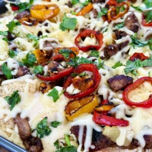 Blackstone Chicken Pineapple Nachos