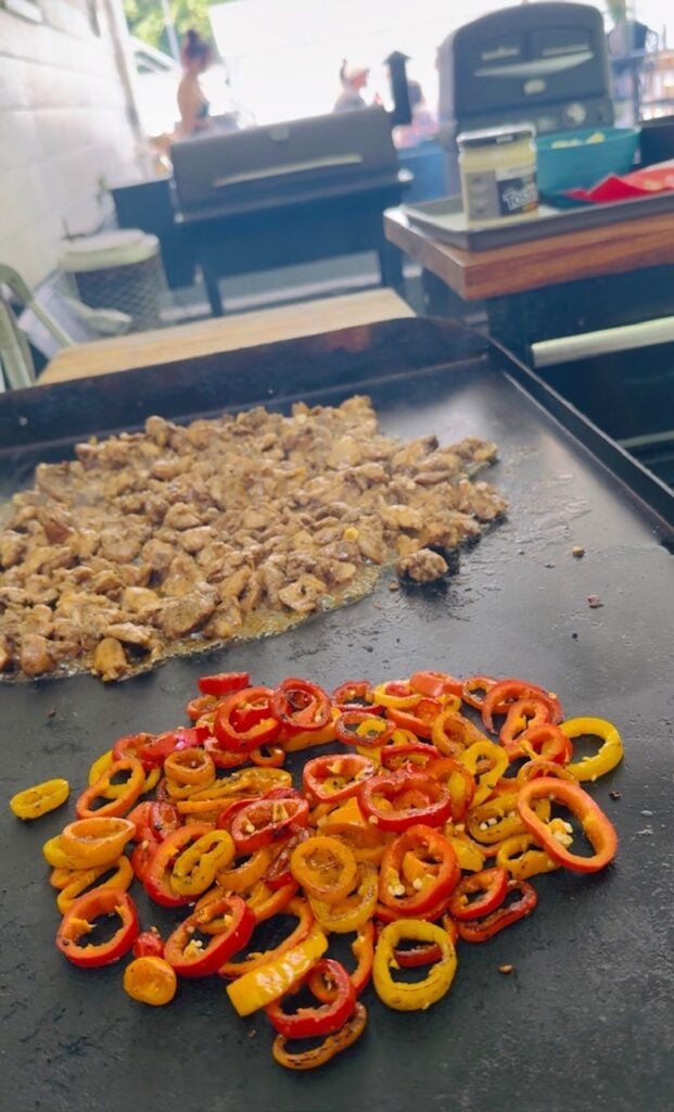 chicken and peppers