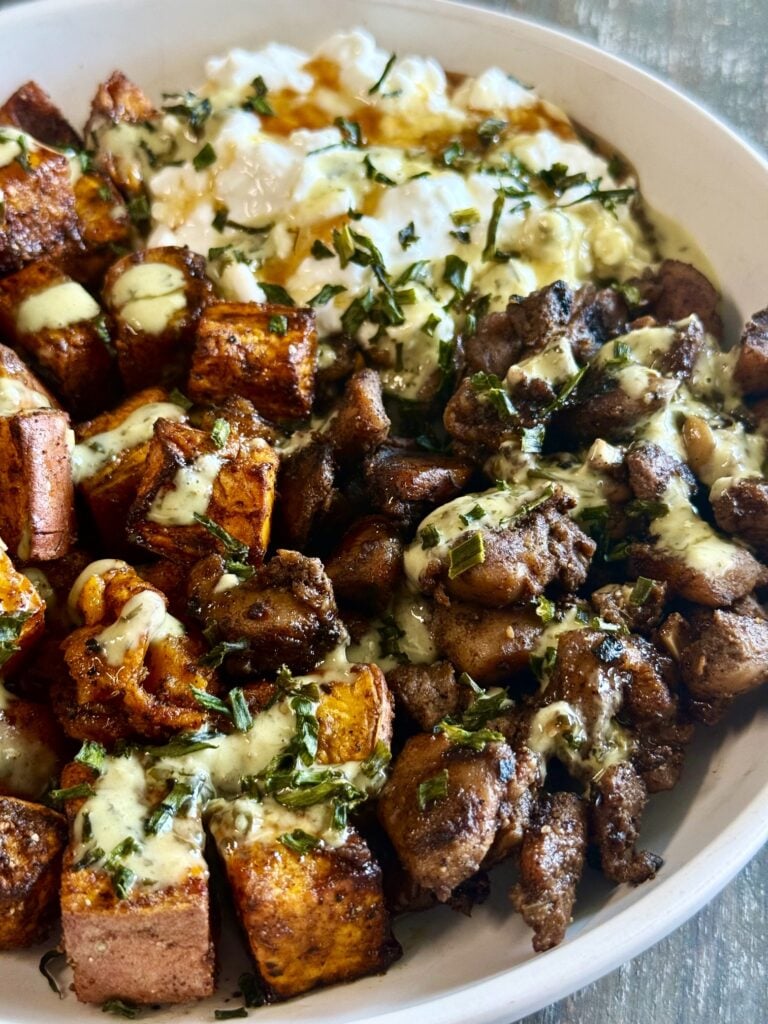Chicken Sweet Potato Bowls