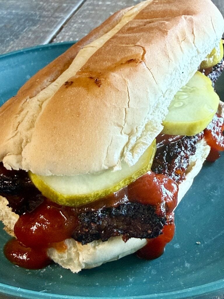Blackstone Pork Belly McRib Sandwich