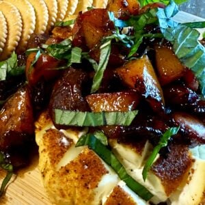 Smoked Peach Bacon Cream Cheese