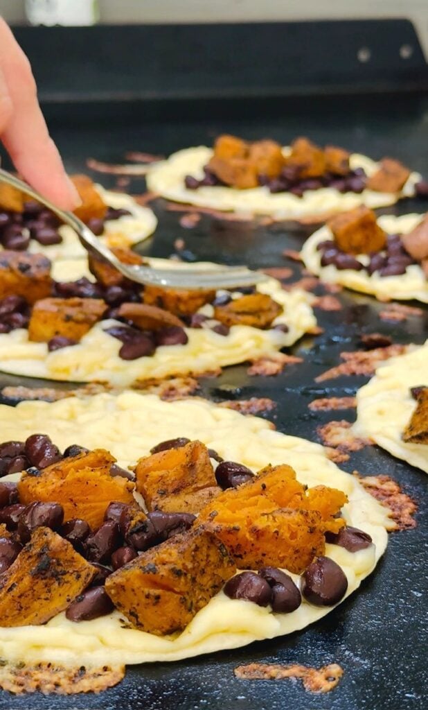 Blackstone Turkey Sweet Potato Tacos
