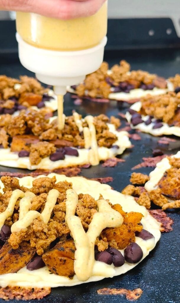 Blackstone Turkey Sweet Potato Tacos