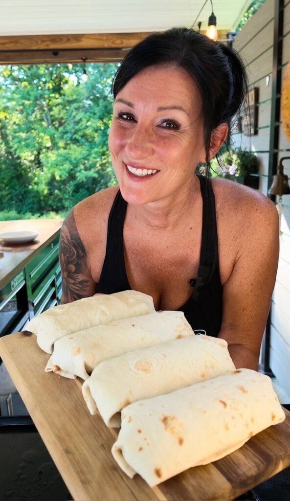 burrito burgers before searing