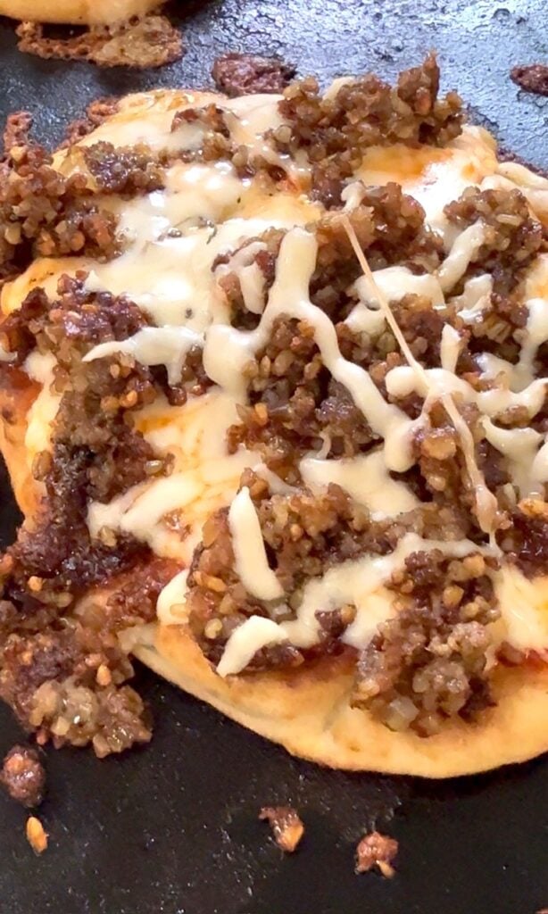 Blackstone Hot Honey Goetta Flatbreads