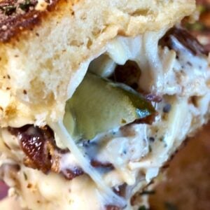 Blackstone Pickle Chicken Grilled Cheese Sliders