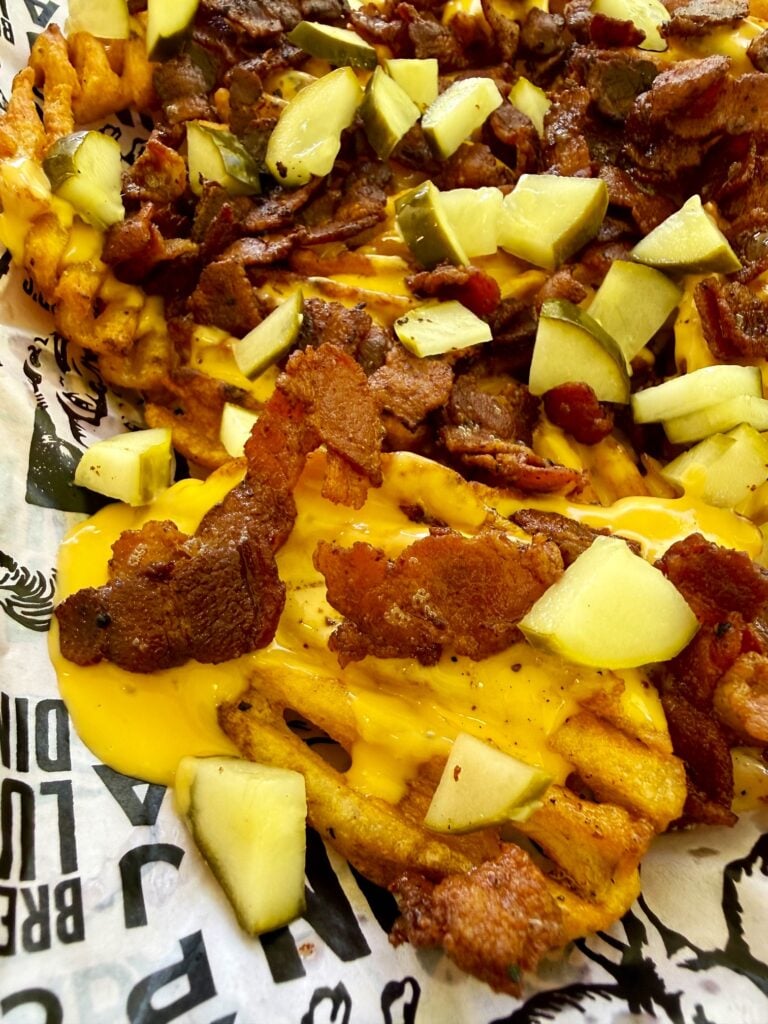 Blackstone Cheesy Bacon Pickle Fries