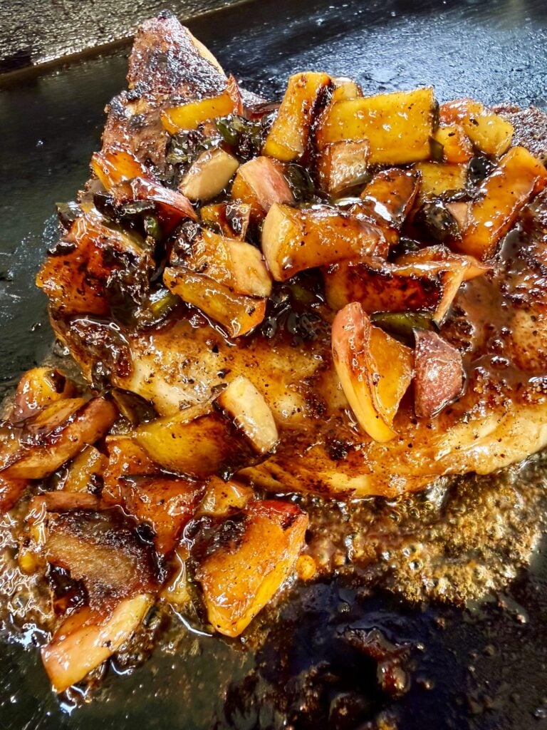 Blackstone Apple Jalapeno Pork Chops
