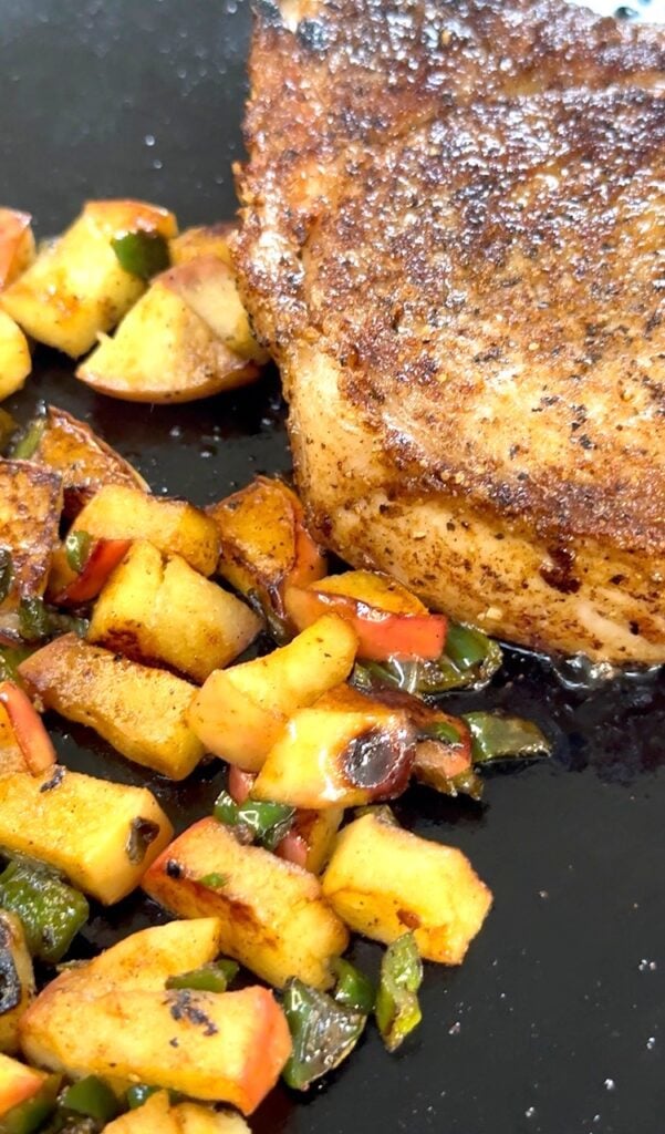 Blackstone Apple Jalapeno Pork Chops