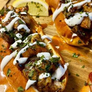Blackstone Hot Honey Buffalo Shrimp Subs