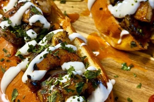 Blackstone Hot Honey Buffalo Shrimp Subs