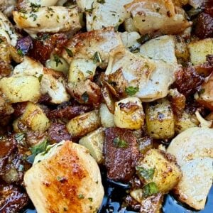 Blackstone Chicken Bacon Ranch Potatoes